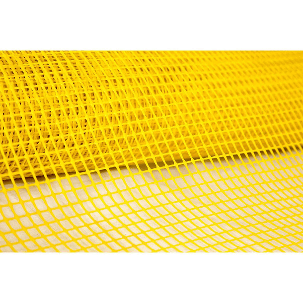 Rollo Malla Plástica Multiuso Amarilla 12 X 12 X 30 M 2