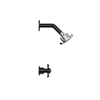 Ducha Balta Sencilla Cruceta Pro Con Regadera Dalia Negro 3