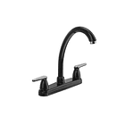 Grifería Para Lavaplatos De 8 Pulgadas Nogal LT Negro 1