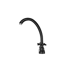 Grifería Para Lavaplatos De 8 Pulgadas Balta Negro Cruceta 3