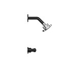 Ducha Balta Sencilla Palanca Pro Con Regadera Dalia Negro 3