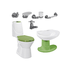 Combo Happy II 4.8 Con Semi Pedestal Verde  1