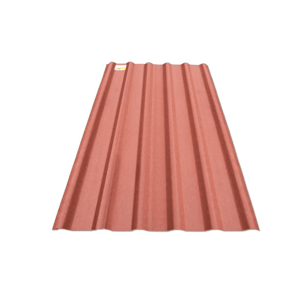 Teja Plástica Ruralita Trapezoidal Roja 6,1 X 0,82  MTS 