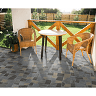 Piso Exterior Estructurado Teruel Multicolor Caras Diferenciadas 51 X 51  2