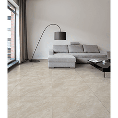 Piso Marmolizado Linares Beige Caras Diferenciadas 60 X 60 
