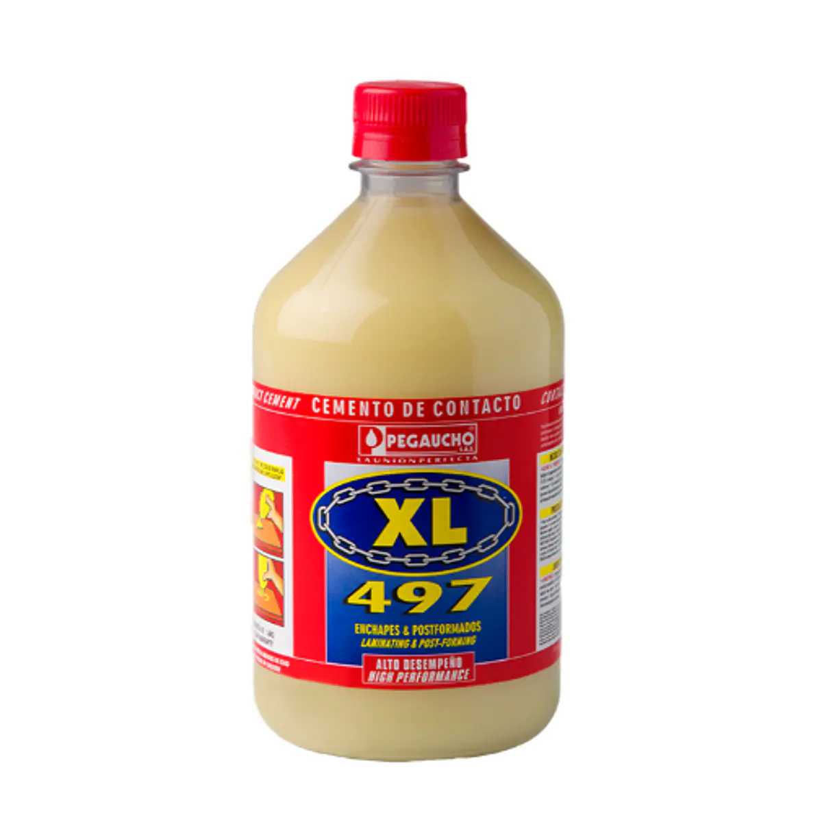 Pegante de Contacto XL 497 750 ml Pegaucho
