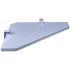 Repisa Rincón Kids Azul Serenity 1,5x35x35cm Prat-k 1