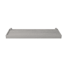 Repisa Recta Duetto Cemento con Soporte y Borda Gris 4x10x40cm Prat-k 3