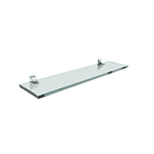 Repisa Recta Vidrio  con Soporte 0,8x10x40cm Prat-k  3