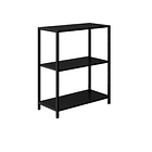 Estantería New York Negro Tubo Negro 3 Niveles 64x30x72cm Prat-k 1