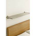 Repisa Recta Concept Cemento con Soporte Gris 1,5x20x80cm Prat-k 2