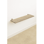 Repisa Recta Concept Roble Miel con Soporte Gris 1,5x20x80cm Prat-k 2