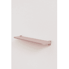 Repisa Recta Kids Rosa Quartz con Soporte 1,5x25x60cm Prat-k 2