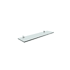 Repisa Recta Vidrio Vetro con Soporte 0,8x15x60cm  Prat-k 1