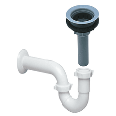 Kit Canastilla con Sifón Para Lavaplato 4” Gerfor