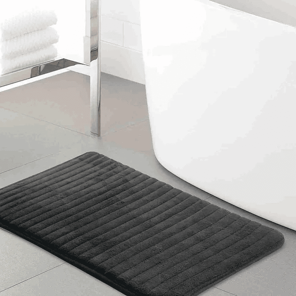 Alfombra de Baño Memorie Gris Oscuro 40x60 DIB 3