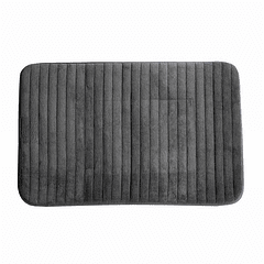 Alfombra de Baño Memorie Gris Oscuro 40x60 DIB