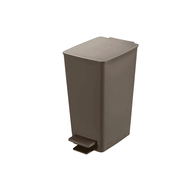 Basurero Pedal Slim Mocca 8lts Rimax  1