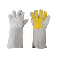 Guantes de Carnaza con Puño Largo 15cm