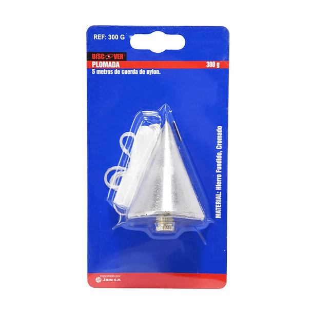 Plomada Cromada Discover 300g 2