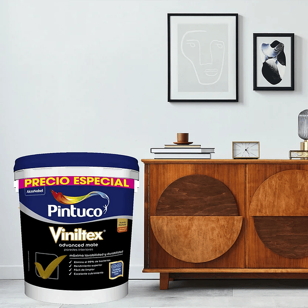 Viniltex Cuñete 5 Galones Blanco  2