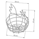 Canasta Huevos Gallina Pintada Dorado F370939 4