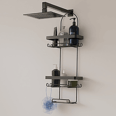 Organizador de Baño Plata Pintado Color F602523