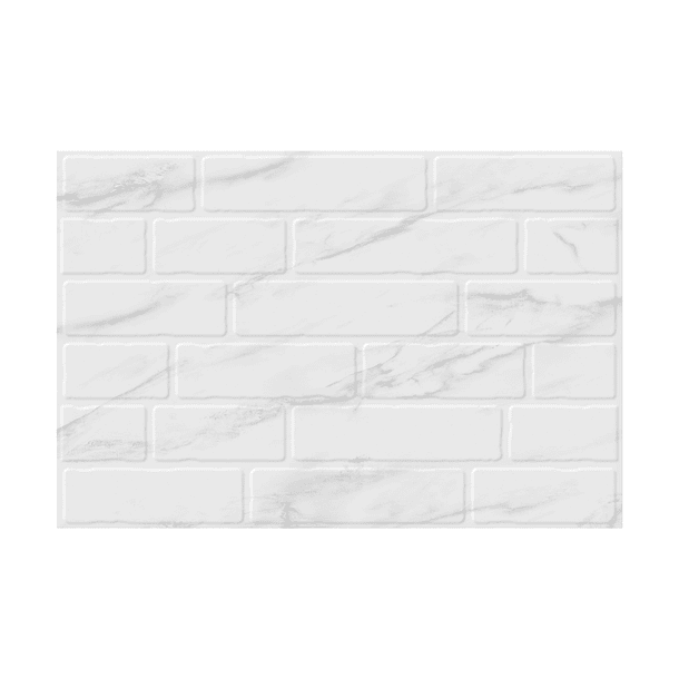Pared Marmolizada y Estructurada Guatavita Blanco 30x45 Corona Primera Calidad 3