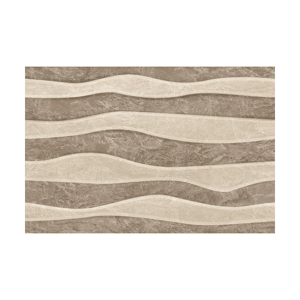 Pared Marmolizada y Estructurada Nexo Café 30x45cm Corona 1