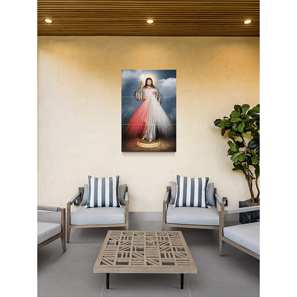 Mural Divina Misericordia Corona 30x60 Corona 2