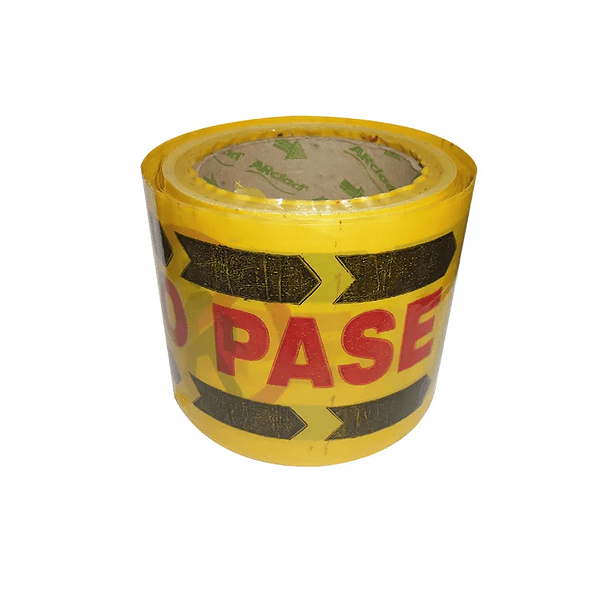 Cinta de Señalización Peligro Amarilla x 100 metros 