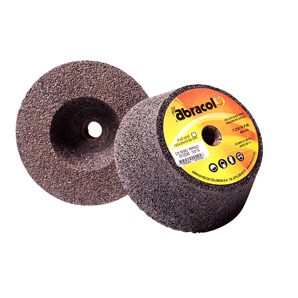 Piedra Copa Abrasivae Alto Desempeno Tipo 11 Para Refractario Grano 100 Abracol 