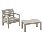 Set Balcón Barú 3 Piezas Color Cemento Rimax  3