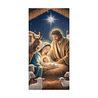 Base Decorada Natividad Multicolor 30x60cm Corona 1