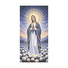 Base Decorada Virgen María Multicolor 30x60cm Corona 1