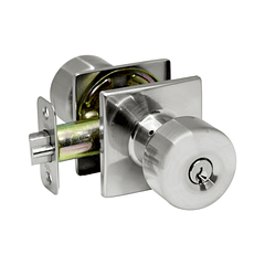 Cerradura Alcoba Pomo Metal Kansas 9880 Yale 