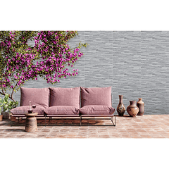 Pared Fachaleta Umbra Gris 30x60 cm Corona