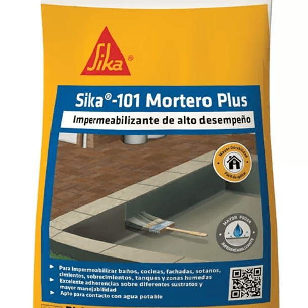 Sika®-101 Mortero Plus Blanco 10 Kg 3
