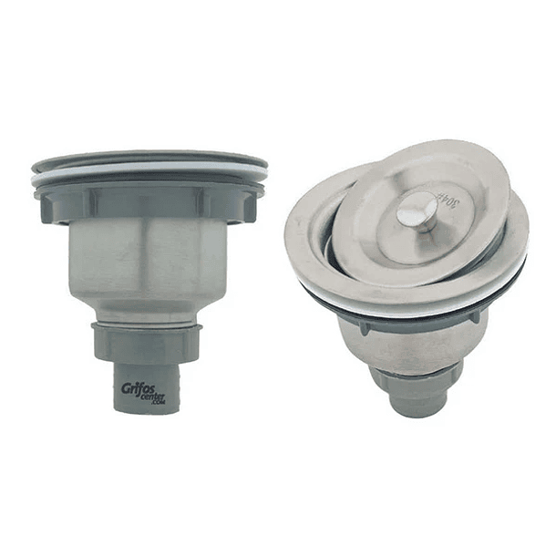 Canastilla para Desagüe de Lavaplatos de 4” en Acero Inoxidable 