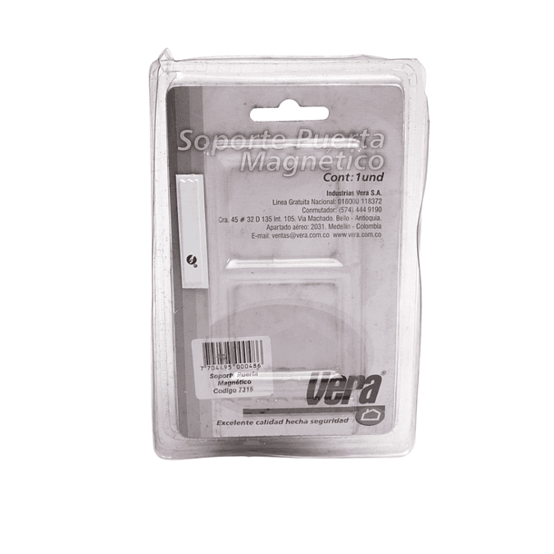 Tope de Puerta Magnético en Acero Inoxidable Vera 6