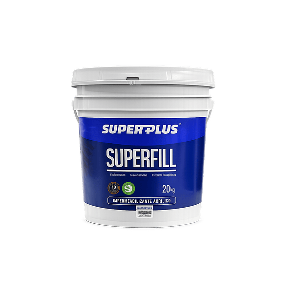 Superfill Impermeabilizante Acrílico Blanco Cuñete 20Kg 