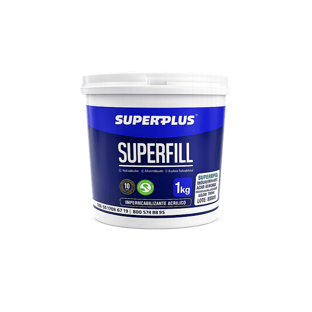 Superfill Impermeabilizante Acrílico Blanco 1Kg 
