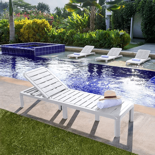 Cama Asoleadora Barú Blanco Rimax 4