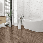 Piso Cerámico Albero Ramo Plus Café 20x60 1