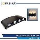 Aplique Decorativo LED 9W 3000K KL-2924 Karluz 2