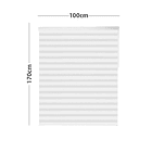 Cortina Enrollable Roller Dúo Blanca 100x170 cm Sunflex 3