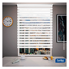 Cortina Enrollable Roller Dúo Blanca 100x170 cm Sunflex 1
