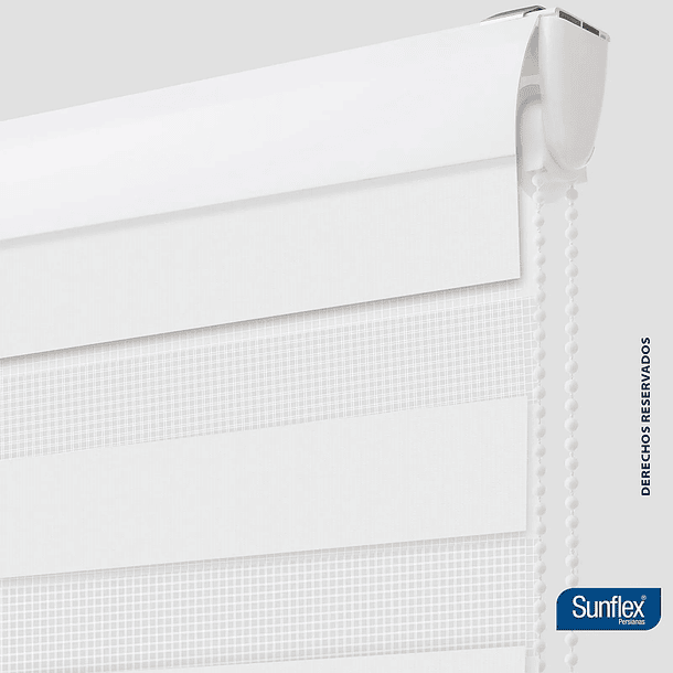 Cortina Enrollable Roller Duo Blanca 120x170 cm Sunflex 3