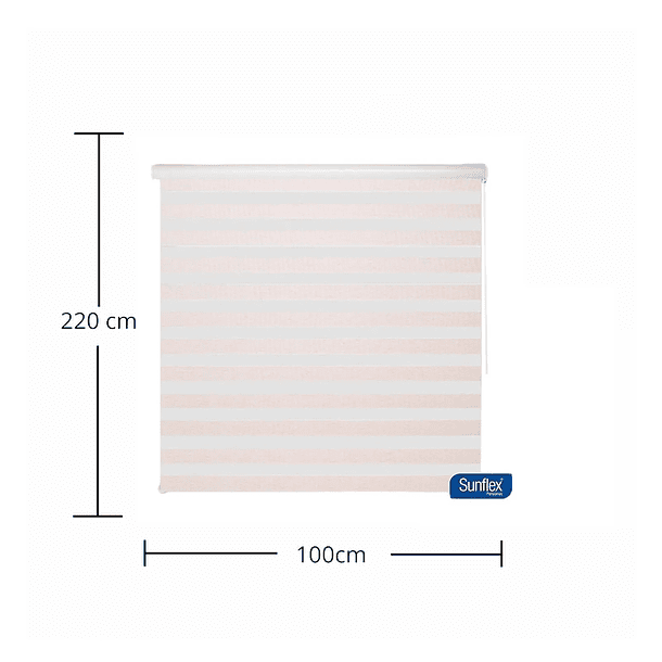 Cortina Enrollable Roller Duo Arena 100x220cm Sunflex 2