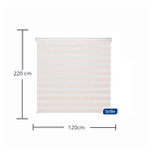 Cortina Enrollable Roller Duo Arena 120x220cm Sunflex 5